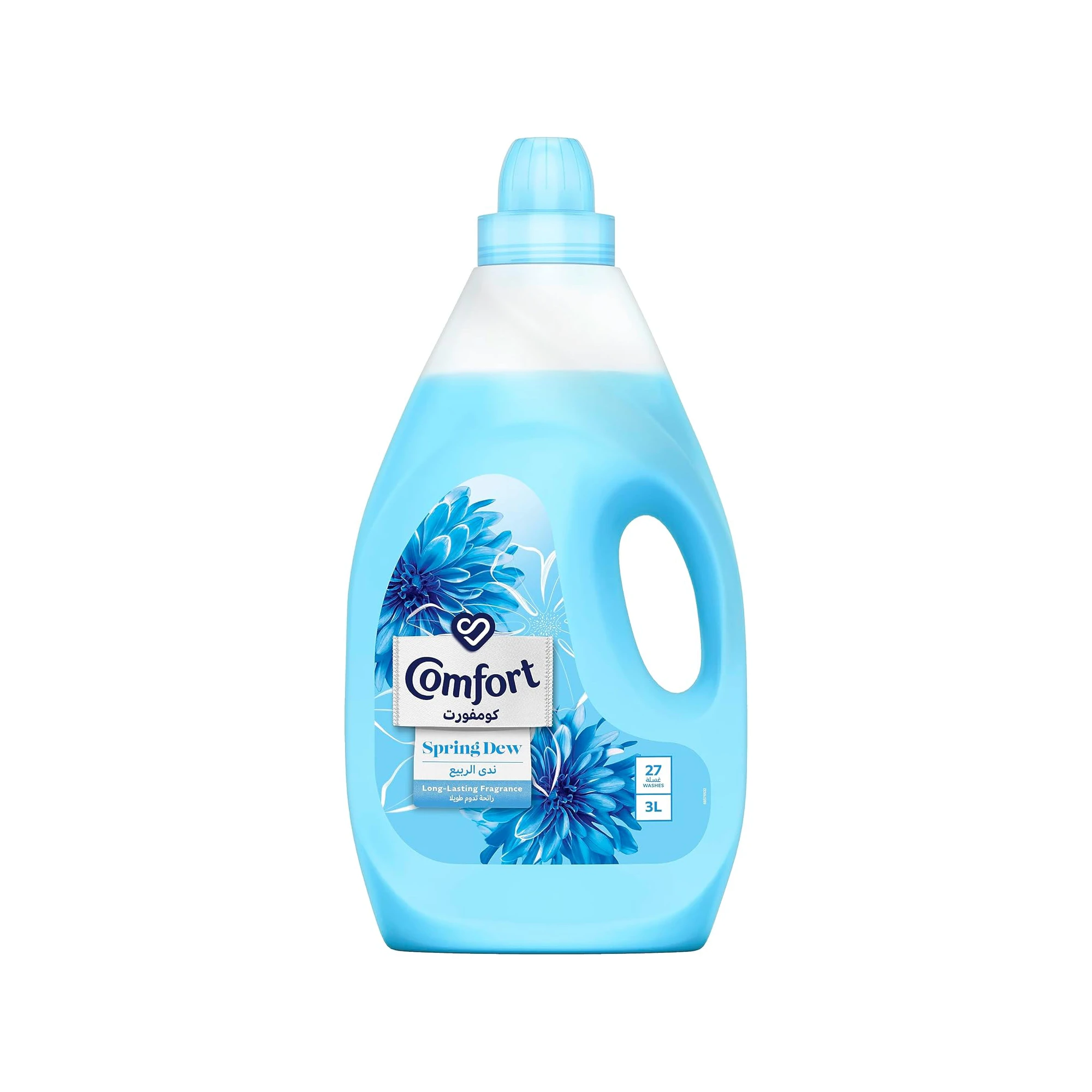 COMFORT Fabric Softener, Spring Dew, for fresh & soft clothes, 4L