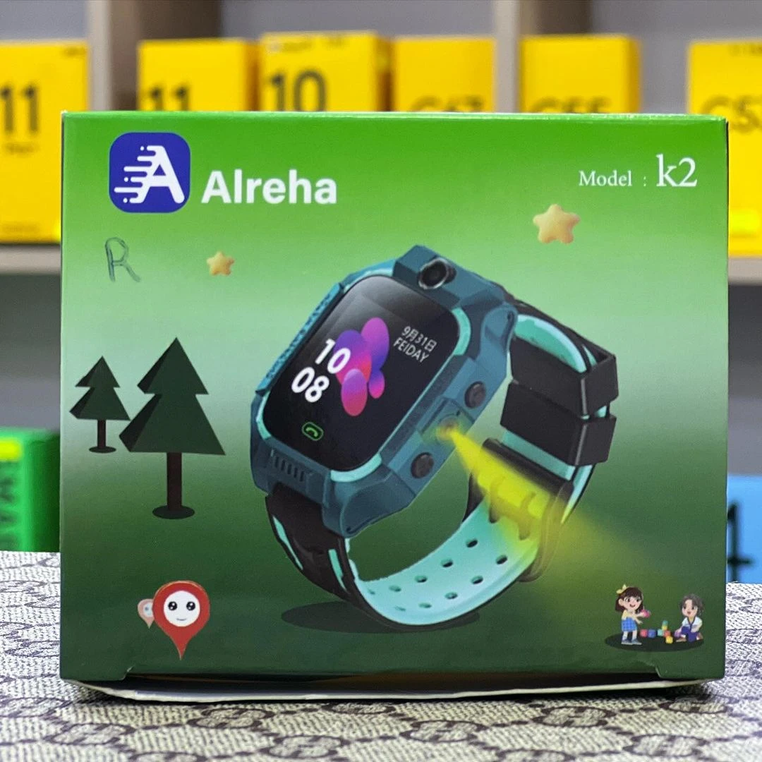 ALREHA Smart Watch Kids K2 - Fun and Safe Smartwatch with GPS, SOS, and Educatio