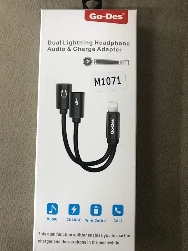 2-in-1 Adapter - Dual USB Type-C and Lightning Adapter for Smartphones and Table