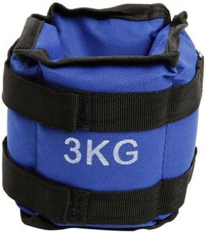3 KG Ankle Weights Set - Adjustable Resistance for Strength and Endurance Traini