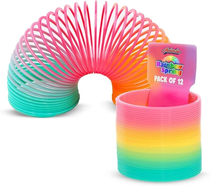 Rainbow Spring Toy - Stress Relief & Sensory Fun 1 PC