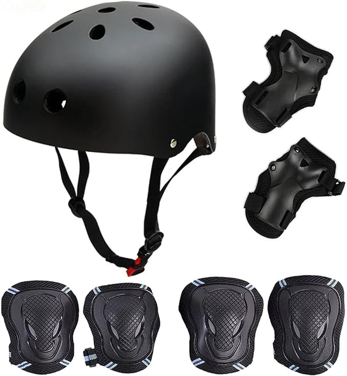 Helmet and Knee Pad Set – Complete Protective Gear for Sports and Outdoor Activi