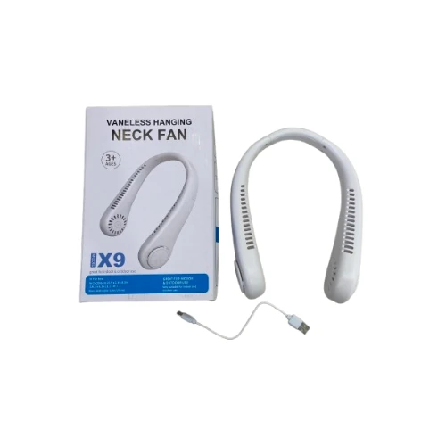 Vaneless Hanging Neck Fan – X9 Arctic Breeze | Portable Hands-Free Personal Fan | USB Rechargeable, For Indoor & Outdoor Use