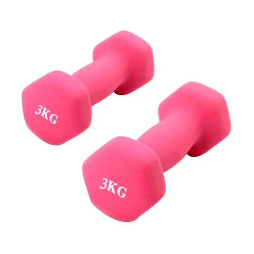 3 kg Strength Training Dumbbell Set (2 x 3 kg) | Total 6 kg | Compact Free Weights for Home, Gym & Full-Body Workouts