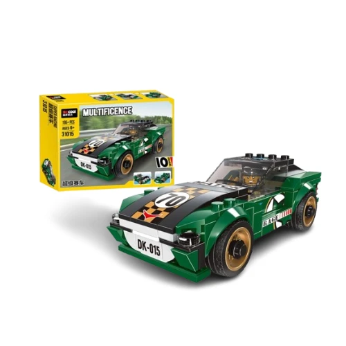 31015 Multifigence Super Racing Car Building Set | 195+ PCS Construction Toy | DK-015 Model | STEM Toy for Ages 6+