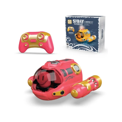 3733-2A Spray Gasboat | 2.4GHz Remote Control Water Boat Toy | Spray Function | Ages 6+