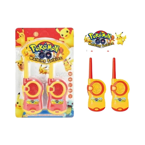 Pokémon GO Walkie Talkies | Ultra Long Range 2-Way Radios for Kids | Fun Pokémon Design | Pack of 2