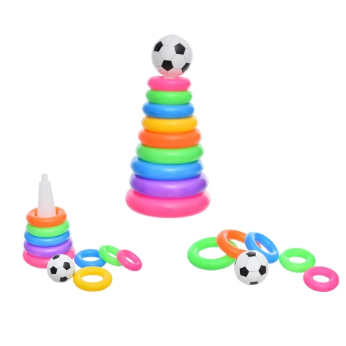 Set of 9 Colorful Open Play Rings for Kids | Multicolor Toy Rings for Fun & Skill Development | Boys & Girls | Ages 3+
