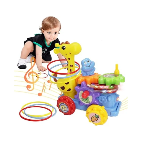 HD906-2 Ring Toss Throwing Game | Classic Turn-Around Style | Indoor & Outdoor Fun for Kids and Family