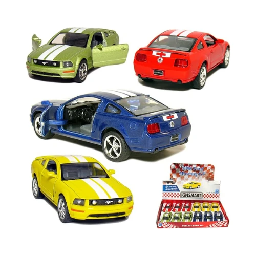 KiNSMART 2006 Ford GT | 1:36 Scale Die-Cast Metal Model Car | Pull-Back Action, Openable Doors – KT5092D EOS