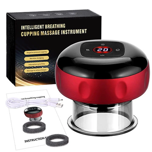 MCFD Electric Cupping Therapy Set – 3-in-1 Smart Dynamic Vacuum Machine with 12-Level Suction & Heating | Cellulite Reduction, Scraping & Body Massage Tool