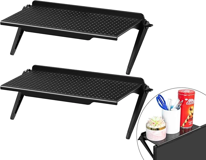 13.4-Inch Adjustable TV/Monitor Screen Top Shelf – Space-Saving Organizer for Router, Streaming Device, Remote, and Accessories
