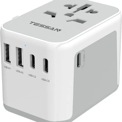 Universal Travel Power Socket Adapter – Worldwide All‑in‑One Plug Converter, 100