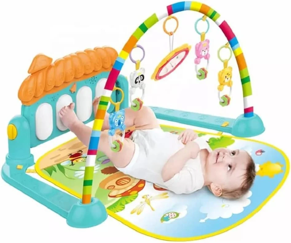 Play & Learn: Multi-Function ABS Plastic Piano Baby Gym and Fitness Rack