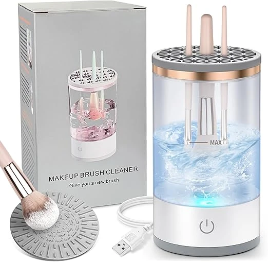 Makeup Brush Cleaner, Quick Efficient Machine for Deep Cleanin