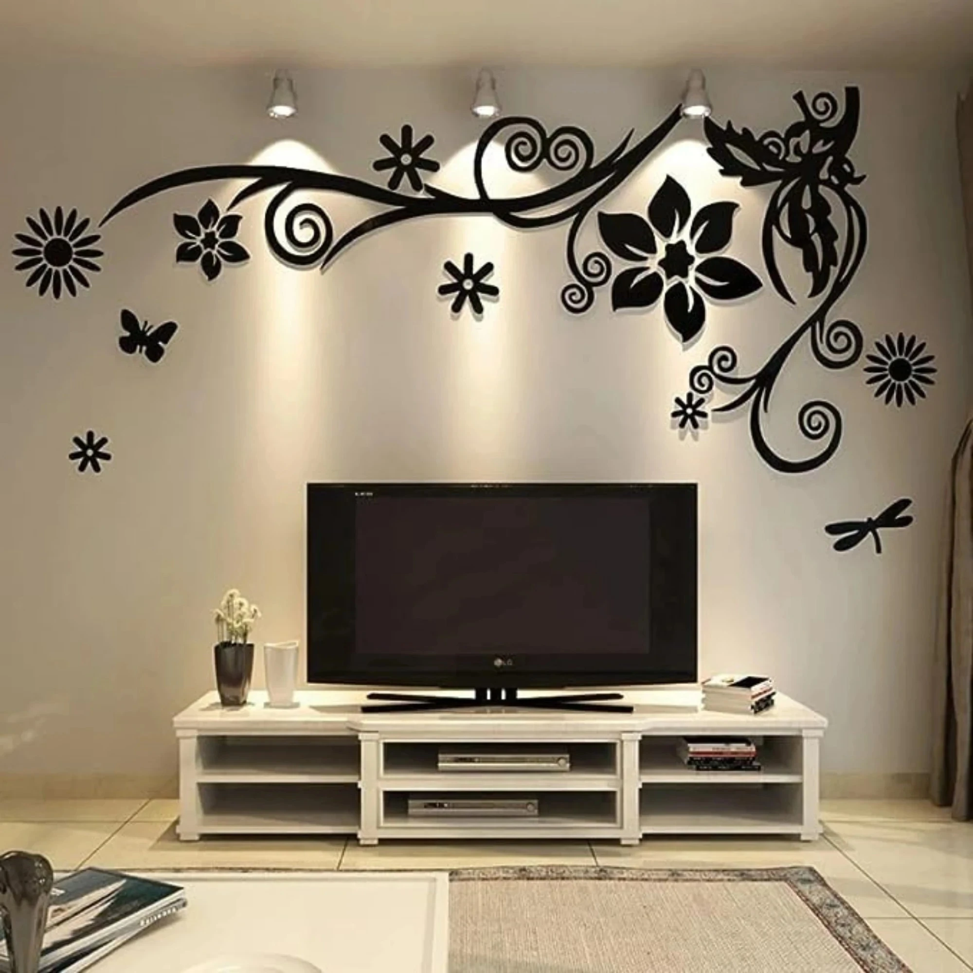 3D Acrylic Wall Decor Flower