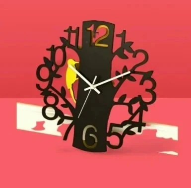 Sparrow’s Nest Acrylic Wall Clock (60×60 cm)