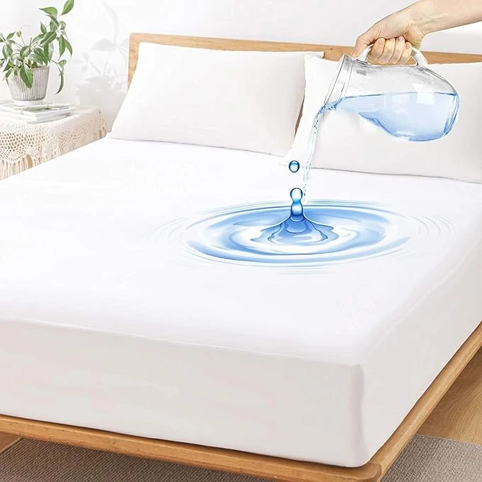 Mattress protector Single bed XL (105x196 cm) White
