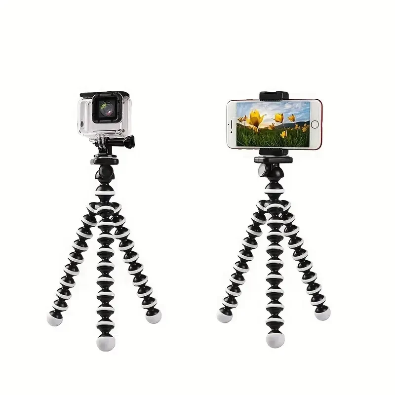 MINI OCTOPUS TRIPOD STAND WITH PHONE HOLDER FOR LIVE STREAMING & SELFIE