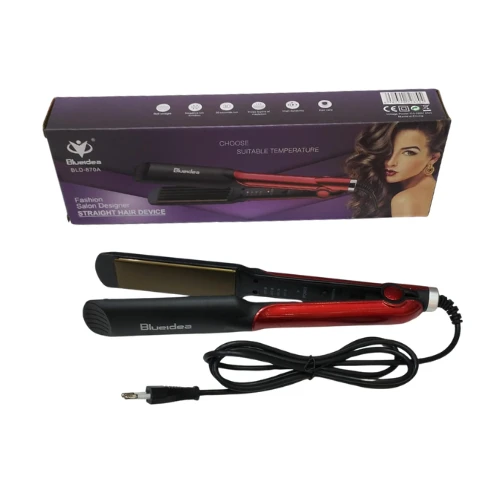 Blueidea BLD-870A Hair Straightener – Adjustable Temperature Control, Salon-Grade Styling Tool