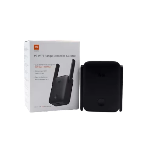 Mi WiFi Range Extender AC1200 – Dual Band 2.4GHz & 5GHz Signal Booster with 867Mbps + 300Mbps Speed, Compact Design, Easy Setup