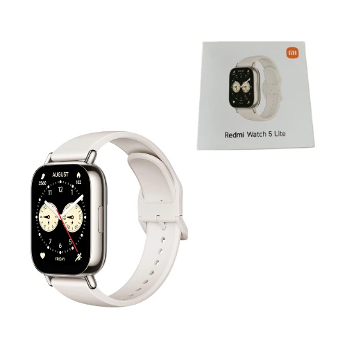Redmi Watch 5 Lite – 1.83" HD Display, Built-in GPS, 100+ Fitness Modes, Heart Rate & SpO₂ Monitor, 5ATM Water Resistance, Smartwatch for Android & iOS