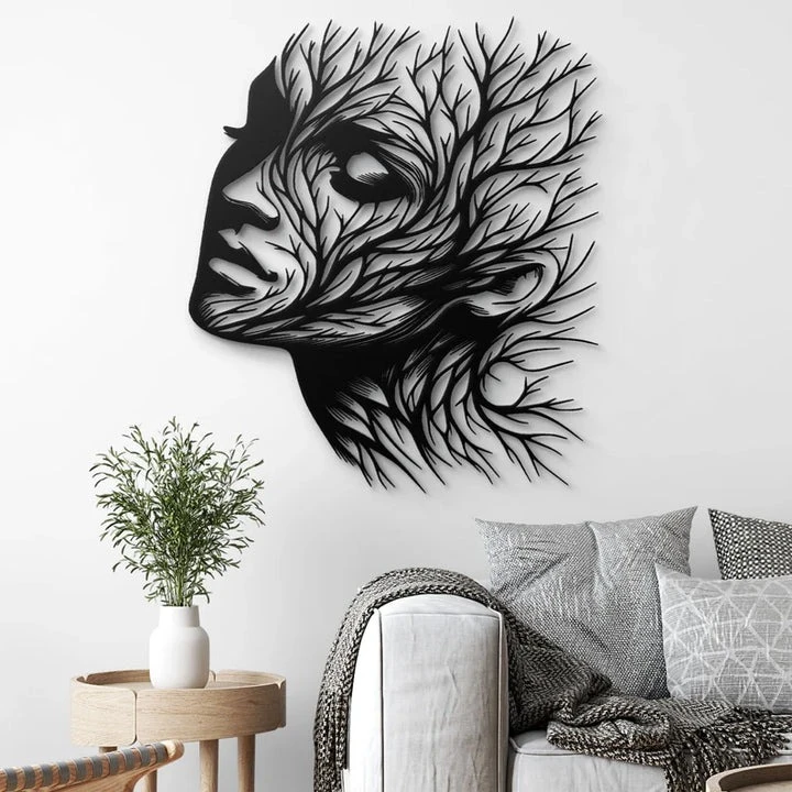 Tree of Life Acrylic Wall Art – Tree Woman Design | Nature-Inspired Modern Home Decor