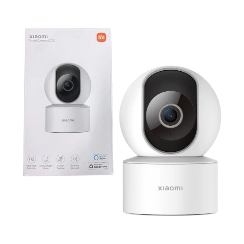 Xiaomi Smart Camera C200 – 360° Home Security Camera with HD 1080p, Night Vision, Motion Detection, AI Human Tracking, 2-Way Audio – Compatible with Google Home