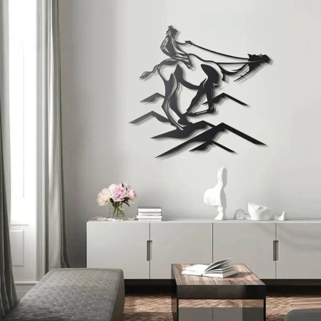Camel Wall Art – Classic Premium Acrylic Wall Decor | Desert-Inspired Home Accent