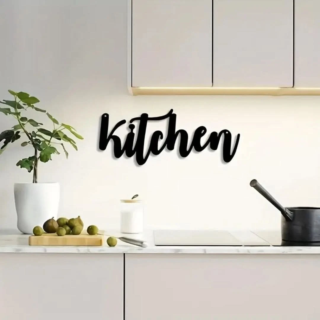 Kitchen Acrylic Wall Sign – Decorative Accent for Home | Cooking & Housewarming Gift