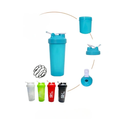 26oz Protein Shaker Bottle with Loop & Shaker Ball – Leak-Proof Mixing Cup for Pre-Workout, Protein, Outdoor Sports, Gym & Fitness