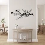 Birds on Branch Acrylic Wall Art | Nature-Inspired Decorative Home Accent