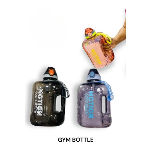 Pokerty9 1500ML Sports Water Bottle – Anti-Drop, Portable Straw Cup for Fitness & Outdoor Use – Multi-Color
