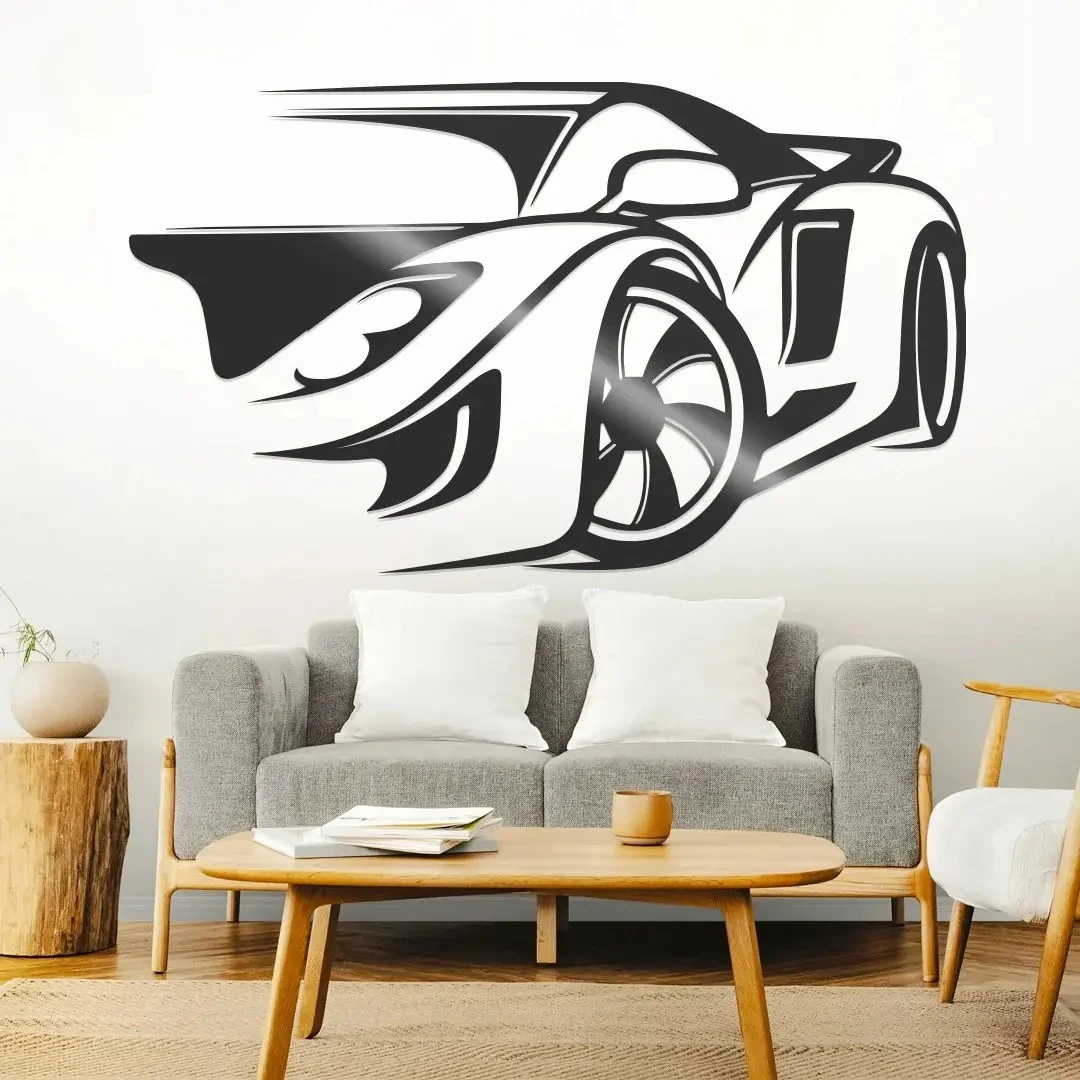 Luxury Car Acrylic Wall Art | Modern Automotive Decor | Stylish Home & Office Accent