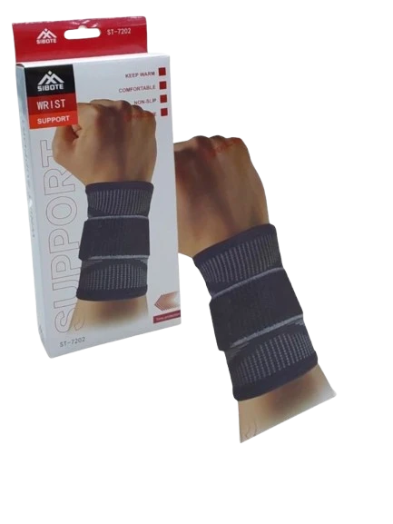 Sports Wrist Bandage Brace with Adjustable Strap | Wrist Support for Fitness & Injury Prevention