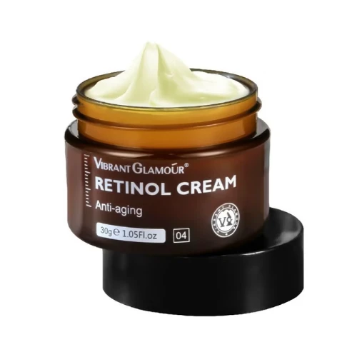 VIBRANT GLAMOUR Retinol Cream – Anti-Aging Face Moisturizer for Wrinkles, Fine Lines & Firming, 30g