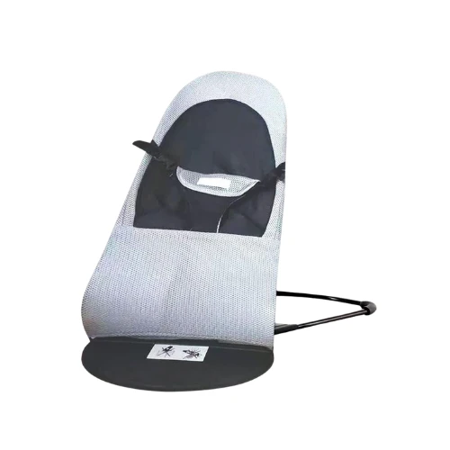 Pet Rocking Chair – Adjustable & Portable Folding Elevated Pet Bed, Comfortable Rocking Chair for Dogs & Cats, Removable Washable Cover, Sturdy Frame, Gray [Energy Class A]