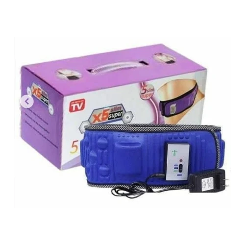 Massage Slimming Machine – Electric Belly Fat Burner Belt with Vibration & Magnetic Therapy, Adjustable Waist Slimming Belt for Men & Women, Fat Burning & Muscle Relaxation