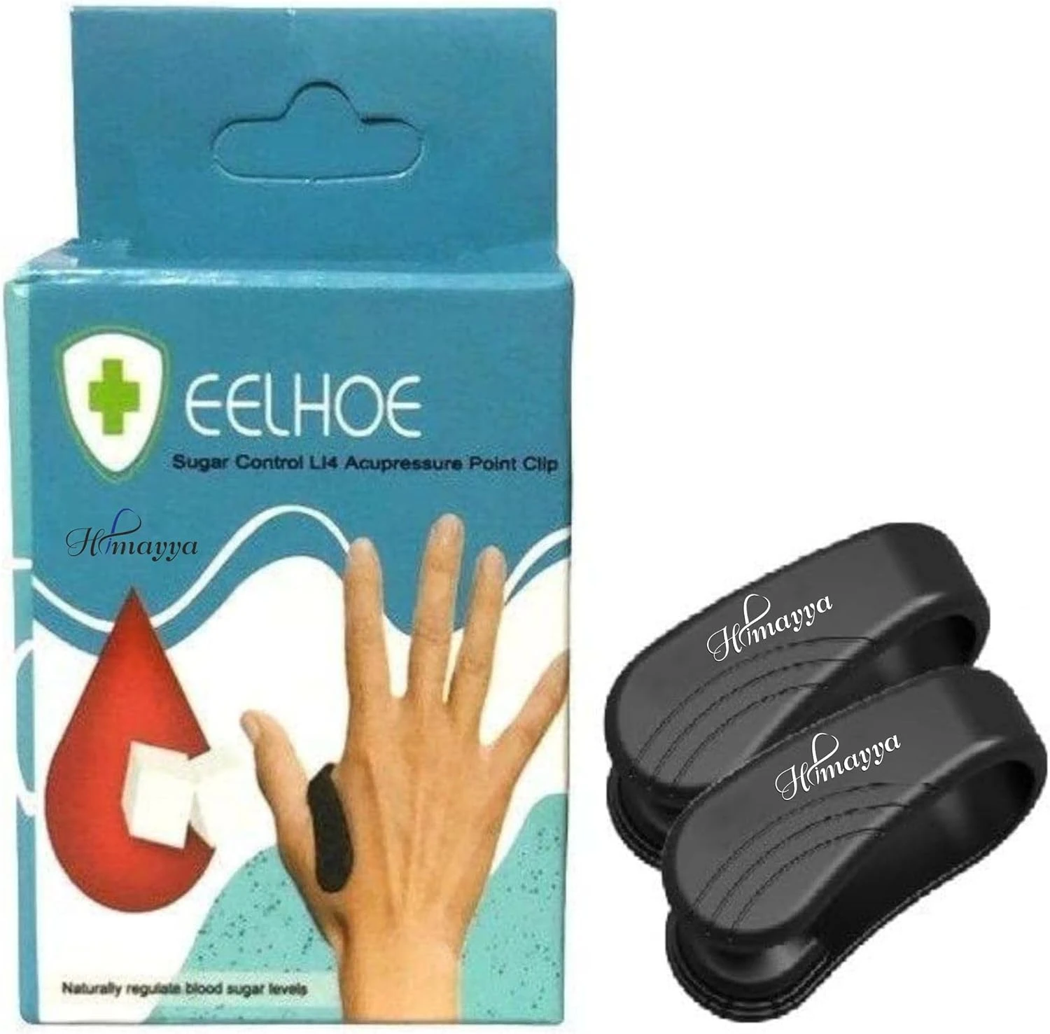 EELHOE Sugar Control L14 Acupressure Point Clip – Natural Blood Sugar Regulation Aid for Diabetes Support