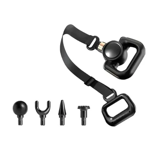 2-in-1 Massager Gun with Belt – Deep Tissue Muscle Massage Gun with Lateral & Percussion Therapy for Athletes & Recovery