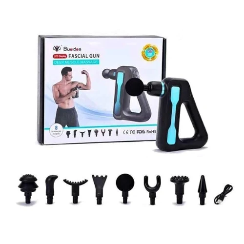 Bluerdea Fascial Gun – Deep Muscle Massage Gun for Pain Relief & Recovery, FDA & ROHS Certified