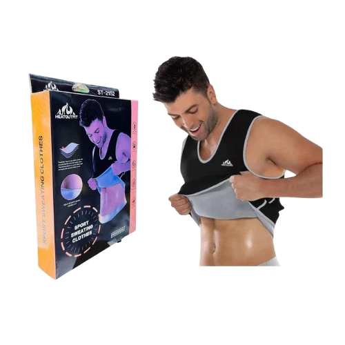 AA HeatOutfit ST-2152 Men’s Sport Sweating Clothes – Fat Burning Workout Wear