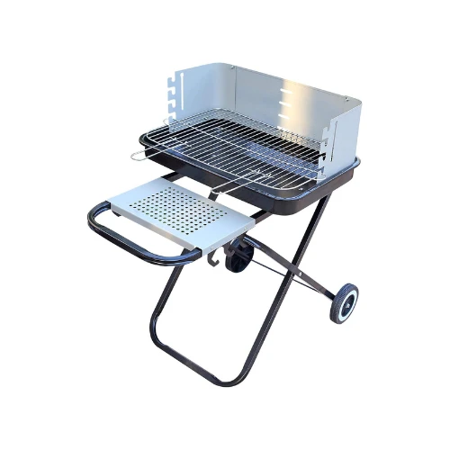 Chamdel 17" Round Barbecue Grill – Outdoor Charcoal BBQ with 74cm Height, Durable Grill for Backyard, Patio, & Camping