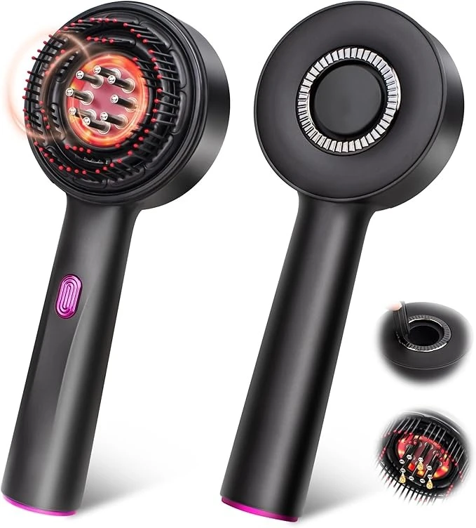 2 in 1 Hair Oil Applicator Electric Brush | Scalp Massager & Root Applicator for Hair Growth, Nourishment & Easy Oil Application