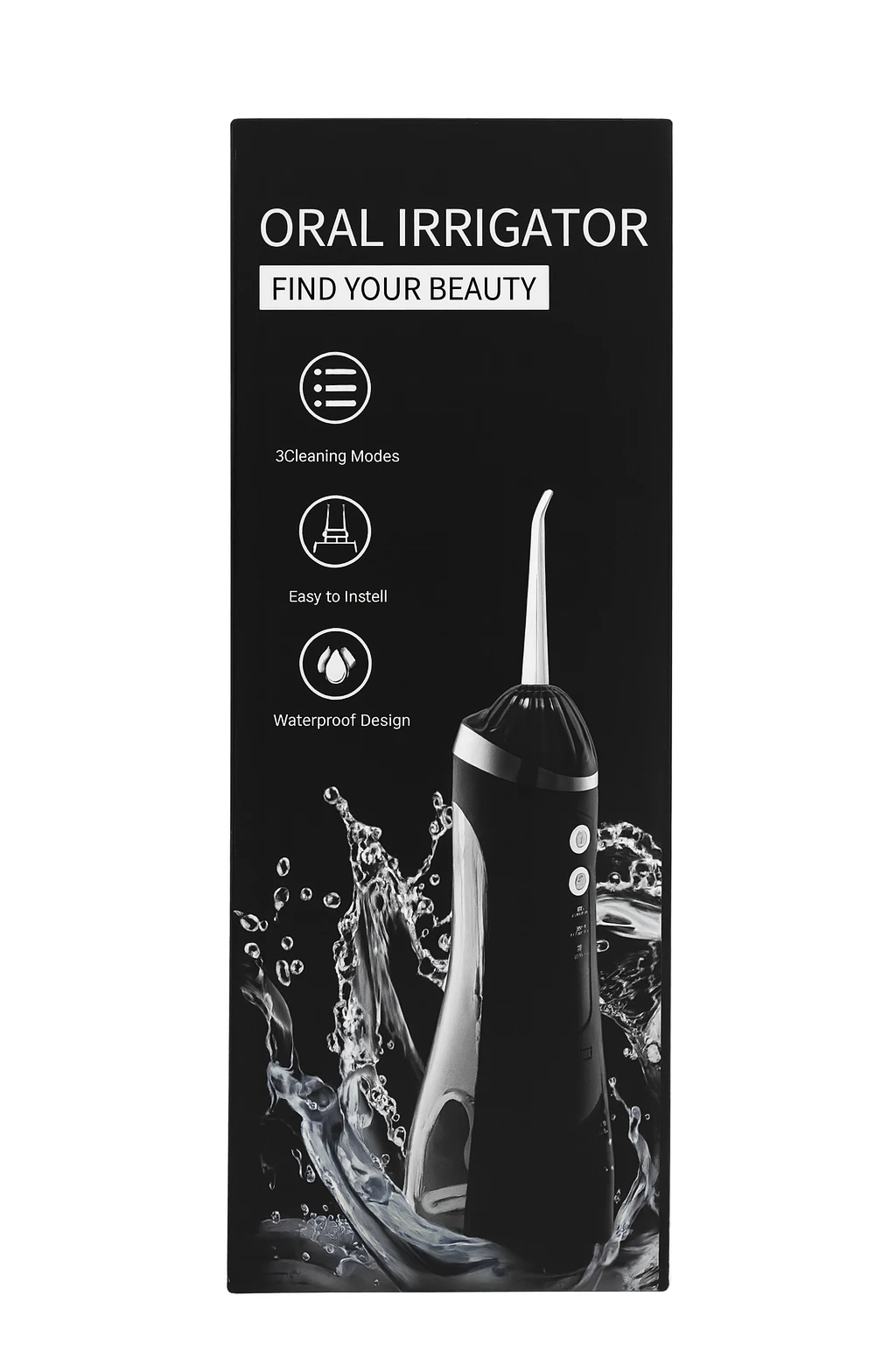 Portable Oral Irrigator – Rechargeable Water Flosser with 3 Cleaning Modes & Waterproof Design