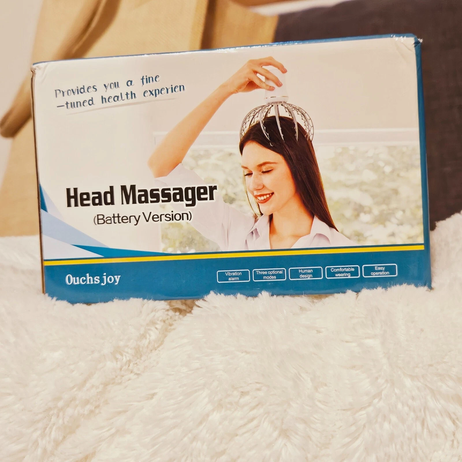 Head Massager (Battery Version) – Relaxation Scalp Massage Device