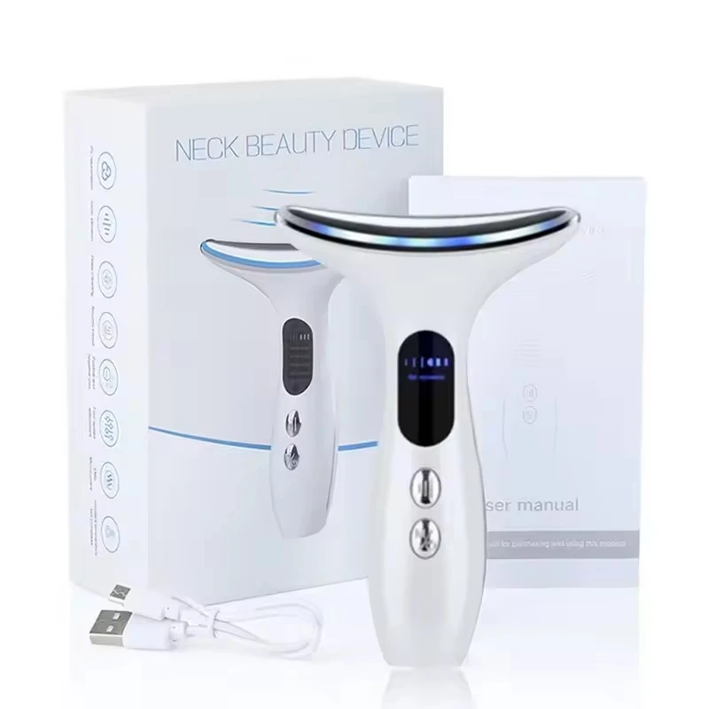 Neck Beauty Device – Electric Neck & Face Massager for Skin Tightening, Wrinkle Reduction & Relaxation