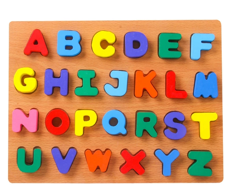 Wooden Alphabet Capital Puzzle for Kids – Fun and Educational Learning Tool
