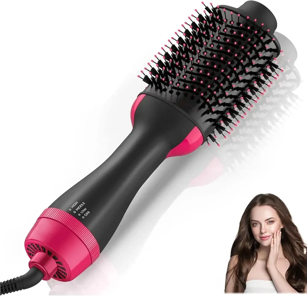 One Step Electric Hair Dryer and Styler Brush – Dry, Style, and Volumize Effortl